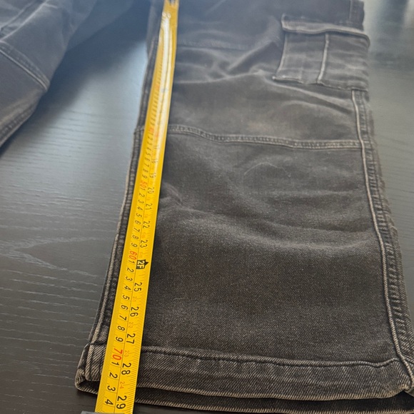 Hollister Men's Washed Black baggy Cargo Jeans size 30 - Picture 4 of 6